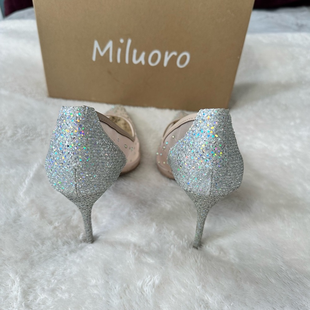 Miluoro Rhinestone Heels - Picture 9 of 10
